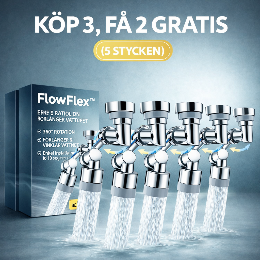 FlowFlex: Den 1080° roterande revolutionen för din vattenkran.