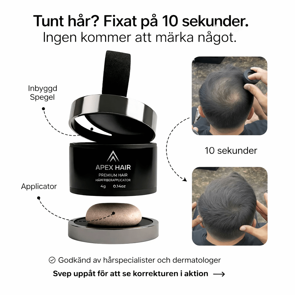 Apex Hair® – Professionell hårkamouflage