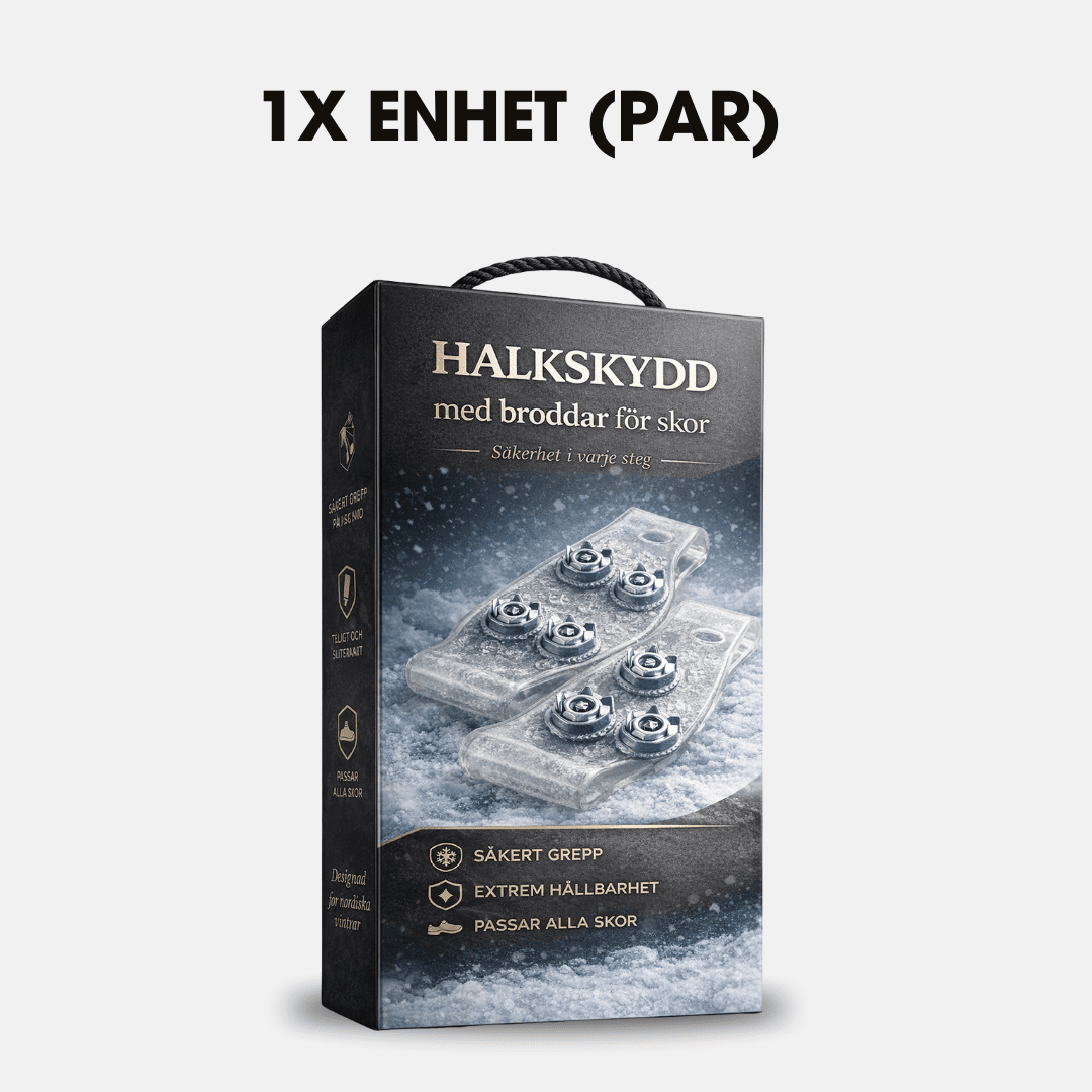 HALKSKYDD – Säkerhet i första hand denna vinter