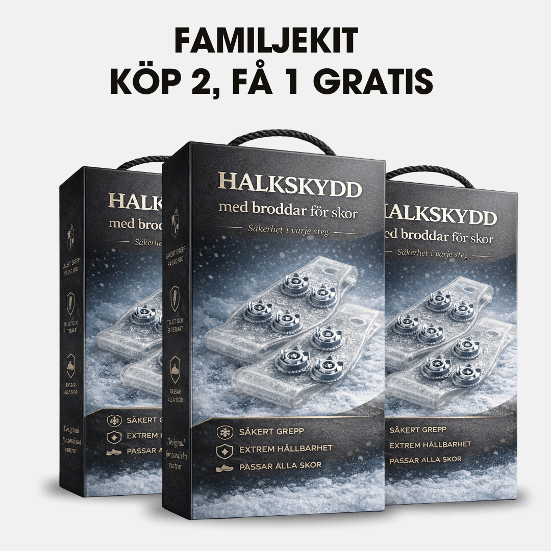 HALKSKYDD – Säkerhet i första hand denna vinter