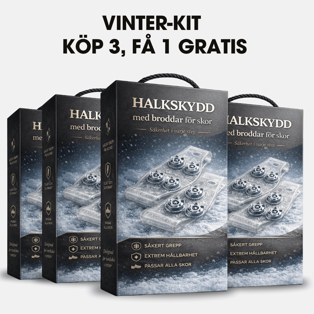 HALKSKYDD – Säkerhet i första hand denna vinter