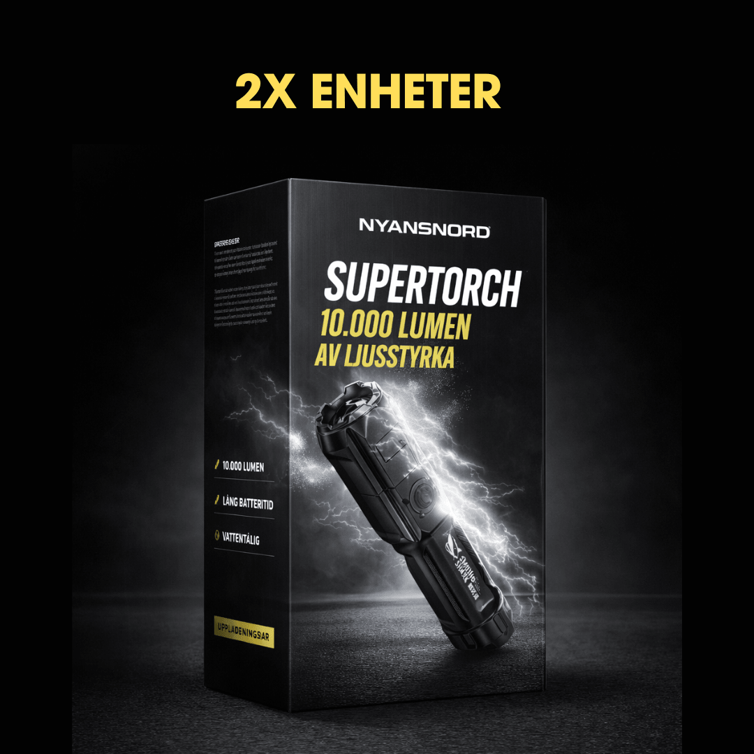 SuperTorch – Superficklampa med 10 000 lumen