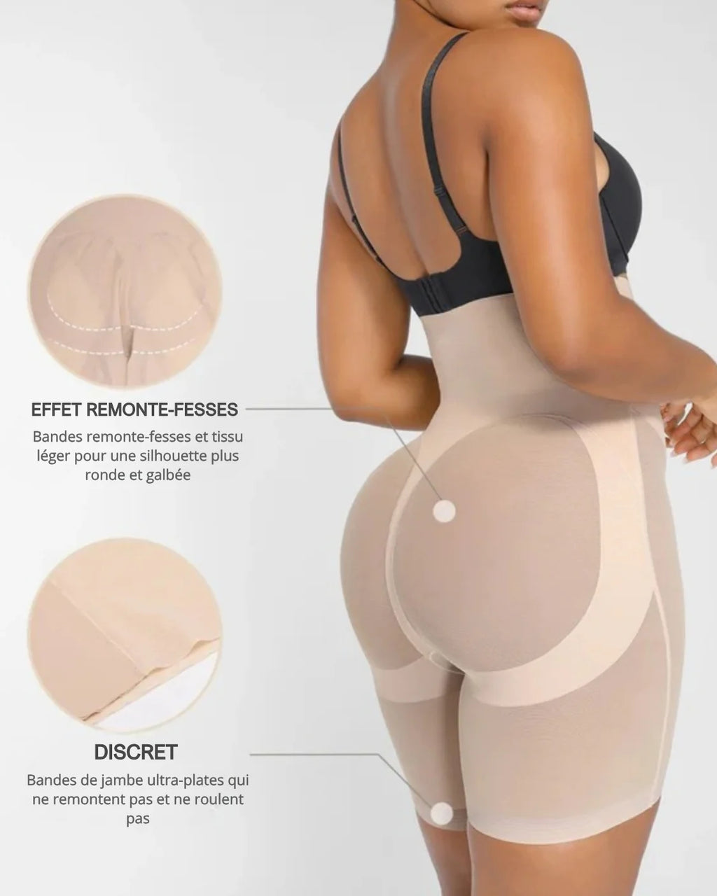 AirSlim® – Shorty gainant ventre plat Invisible & Galbe fesses